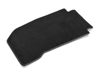 Carpet floor cover for footwell, front right, Black. Porsche 964 LHD - 964551012015FV