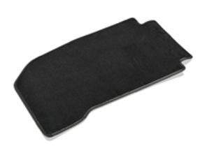 Rivestimento del pavimento in moquette per il vano piedi, anteriore destro, nero. Porsche 964 con guida a sinistra - 964551012015FV