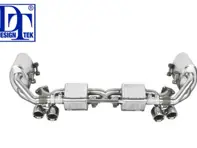 Silenziatori di scarico e sistema di tubi centrali con valvole. Porsche 991 (911) 2012>> DesignTek - 3606009921, 3606009923, 3606409120, 152727-01, 115280-01, 126343-01, 99104420006