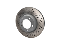 Disque de frein avant monobloc percé, 330 x 34 mm. Porsche 991.2 / 982 Boxster S / 982C Cayman S - 9P1615301A, 9P1615302A, 992615301, 992615302, 92149905, 92150005, 92150007, 92149907, 95B615301, 99635140902, 99635140903, 99635140904, 99635140905, 9P1615302A, 992615302, 99635141002, 99635141003, 99635141004, 99635141005 - PFL39981, PFR39982