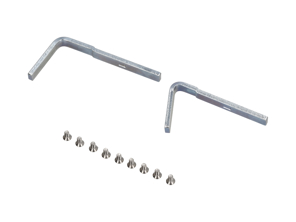 Reparaturhalter und Schraubensatz hinteres ausstellbares Seitenfenster. Porsche 911 / 912 - 90154301525, 90154301528, 90154301625, 90154301628, 90154301125, 90154301225, 90154301135, 90154301235 - 1685350150, 1685350160