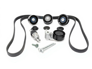 Drive belt tensioning roller & belts kit. Porsche Macan - 94610225230, 94810240375, 94810240323, 94810240321, 94810240300, 94810240322, 94810226175, 7PP145279, 95814527901, 94610211832, 94610211831, 94610211830, 0PB145257, 94610211730