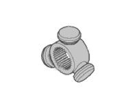 Articulación interior del eje de transmisión. Porsche Macan 2.0L / 3.0L - 95B407363