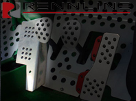 Rennline dode pedaal rubberen grip. Porsche 911 1974-89 - P98RH