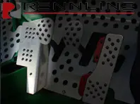Rennline Dead Pedal Gummigriff. Porsche 911 1974-89 - P98RH