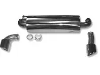 Exhaust Muffler / Silencer Rear box 1in 2out. Porsche 964 - 92.561S, 92561S, 1620605910, 96411104504