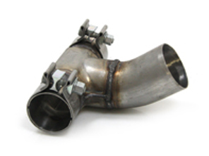 Exhaust link pipe, T-piece. Porsche 987.1 Boxster / 987C.1 Cayman - 98711135300