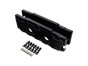 Coprivalvole in alluminio ricavato dal pieno SET DI 2 INFERIORI. Porche 964 - 96410511602, 96410511601, 96410511603 - M12