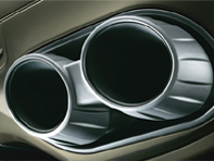 Auspuff-Endrohre. Porsche Cayenne MKII