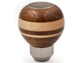 Walnut and maple wood gearshift knob. Porsche 912 - 90142401400