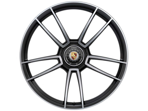 Llanta de aleación delantera Center lock Turbo S en acabado Black 20" 8.5J ET39 (Invierno) - 992601025AC041