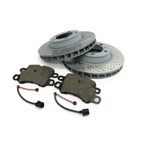 Paquete de pastillas de freno y discos de freno DELANTEROS Porsche 718 S OE - 9P1615301A, 9P1615302A, 9P1698151C