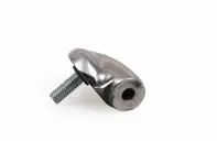 Cojinete de pivote delantero cromado 1/4 vidrio. Porsche 911 65-76 Targa / 65-68 Coupé - 90154262122, 90154262222, WSN125, WSN126