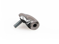 Schwenklager Chrom vorne 1/4 Glas. Porsche 911 65-76 Targa / 65-68 Coupé - 90154262122, 90154262222, WSN125, WSN126