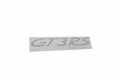 GT3 RS sticker in Black. Porsche 997 GT3 RS - 99755923792041, 99755923792