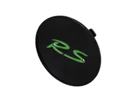 Wheel Cap 'GT3 RS ' BLACK with GREEN Logo for Porsche - 997361303912D8, 997361303918C6