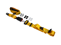 Static 2-point rear lap belt in yellow (Set of 2). Porsche 911 78-89 / 964 / 993 / 968 / 924 / 944 - 47785779570B, 911116