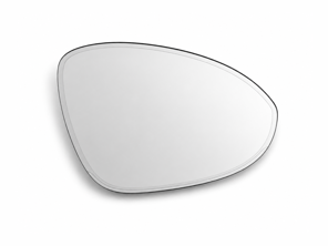 Door mirror glass (Convex), Dimmable, Right for LHD. Porsche 9YA Cayenne 2018>> / 95C Macan-e 2024>> - 9Y1857522T