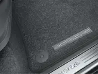 Floor Mats with Nubuck Edging. Porsche 958 Cayenne MKIII - LHD Cars - 95804480063, 7P5863011F