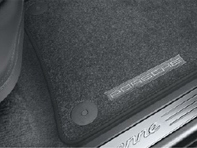 Floor Mats with Nubuck Edging. Porsche 958 Cayenne MKIII - LHD Cars - 95804480063, 7P5863011F
