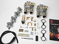 Kit de performance pour permettre le montage de 2 x carburateurs espagnols authentiques Weber 34 ICT. Porsche 914/4. - PPO204