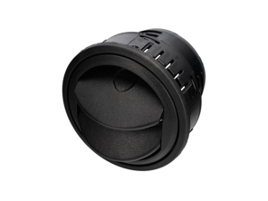 Luchtrooster rond, in klokpositie. Porsche 911 1965-89 - 91155220500