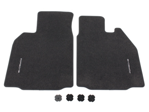 Set vloermatten, SET VAN 2. Porsche Boxster 987 / Cayman / 997 - RHD (Rechtsgestuurd) - 98755198405, 98755198409, 98704480002, 98755198409A43, 98704480109A43, 98755198409B23, 98704480109B23, 98755198409E23, 98704480109E23, 98755198409R43, 98704480109R43, 98704480109T43, 98755198409T43, 98755198409N43, 98704480109N43, 98755198409M23, 98755198405J41