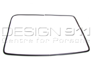 Modanatura del lunotto posteriore in metallo, nera. Porsche 911 Coupé - 9115459110070K, 9115459120070K