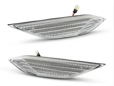 Side repeaters LED with clear lens. Porsche Cayenne 958 - 95863110100, 95863110200