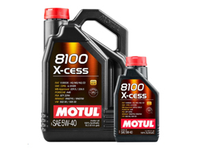 MOTUL 8100 X-CESS 5W-40 motorolie 6ltr - 102870, 102784