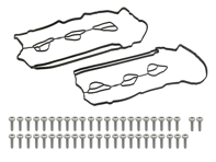 Engine cam cover gasket and bolt kit. Porsche 991.2 Carrera 2016-19 - 9A210557100, 9A210557101, 9A210558100, 9A210558101 - 9A2.105.571.00, 9A2.105.581.00