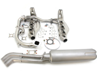 Système d'échappement en acier inoxydable. Porsche 930 Turbo - 91104KIT, 93011115500, 93012319105, 93033091103S, 93022092203S, 93011100304SS, 9009100970C, 93012319407m, 93011116905 - 93011115500/1