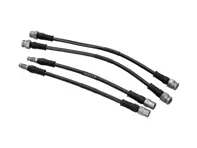 Flexibles de frein tressés en acier inoxydable (jeu de 4) avant et arrière Porsche 993 - 99335513900, 96435513900, 99335513902, 99335513901, 99335512900, 99335512901, 99335512902