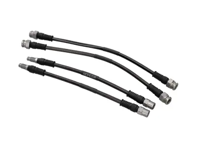 Brake hoses Braided stainless steel (Set of 4) Front & Rear Porsche 993 - 99335513900, 96435513900, 99335513902, 99335513901, 99335512900, 99335512901, 99335512902