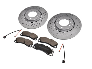 Bremsensatz (Scheiben und Bremsbeläge) für die Vorderachse. Porsche 992.1 Carrera S / Carrera 4S - 9P1615301, 9P1615302, 9P1615301J, 9P1615302J