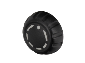 Rotary knob RIGHT for PCM radio control. Porsche 987.1 Boxster / 987C.1 Cayman / 997.1 - 95564295200, 95564295100, 99764220200A05, 99764220100A05, 99764220201A05, 99764220101A05 - URO-016927