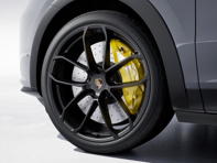 Llanta trasera de aleación GT Design de 22 pulgadas, en Matt Black. Porsche 9YA / 9YB Cayena - 9Y3601025APJE1, 9Y3601025BAJE1