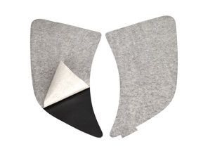 Steenslagfolieset, Zwart. Porsche 997.2 Speedster - 99755903500