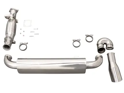 Ligne d'échappement complète pour Porsche 964 en Inox - 1620001610, 1621400710, 1621100606, 1625000300, 1625000900, 1620701000, 1620400700, 1620606200, 1620301400, 92.247SCLAMP, 99311119500, 90007428202, 99908405202, 92.240S, 92.220S, 92.560S, PO-92260S, 96411104205, 96411321316, 96411321315, 96411104504, 96411104502, 96411104605, 96421104004, 96421103905, 96421103932