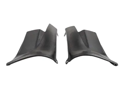 Heckstoßstangenendplatten Kohlefaser. Porsche 911 1974-89 - 91150306703GRV, 91150306803GRV