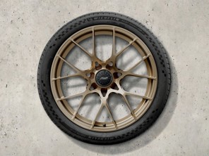 Juego de ruedas de neodimio de aleación de aluminio forjado de 20"/21" 911 GT3 RS sin neumáticos. porsche originales - 992044681CI