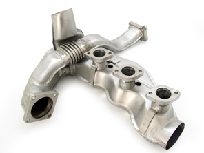 Scambiatori di calore di scarico SINISTRO per Porsche 964 C2 / C4 - 91.023S, 91.024S, 1623104470, 1623104480, 96421103905 - 91.023S, 1623104470