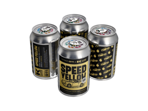 Speed Yellow Lemonade 330ml Pack of 4. - SPLEMON
