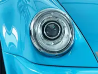 LED Scheinwerfersatz mit Chromreflektor und Klarglas RHD. Porsche 911 / 964 - 91163111202, 91163102300, 91163111200