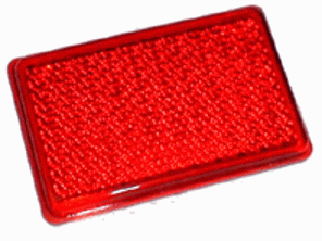 Reflector de goma en la esquina del parachoques trasero. Porsche 930 - 93063310101, 93063310102