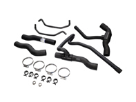 Water coolant front radiator pipe kit. Porsche 996 C2/ C4 automatic/ tiptronic cars - 99610662255, 99610662654, 99951252201, 99951249900, 99951258505, 99610613753, 99610613853, 9961066558, 99610666656