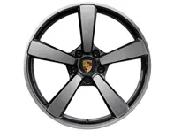 Turbo Exclusive Design front alloy wheel in Black finish 21' 12J ET70 - 992601025AE041