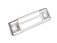 Radio cover, chromed, for Blaupunkt Frankfurt radio. Porsche 356 - 113857233 - 8101850100