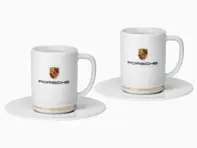 Duo expresso avec écusson Porsche - Essential