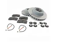 Kit de disques et plaquettes de frein avant pour Porsche 964 Turbo 3.6L (références d'origine : 96535104500 et 96535104600). - 96535104500, 96535104600, 99335194904
